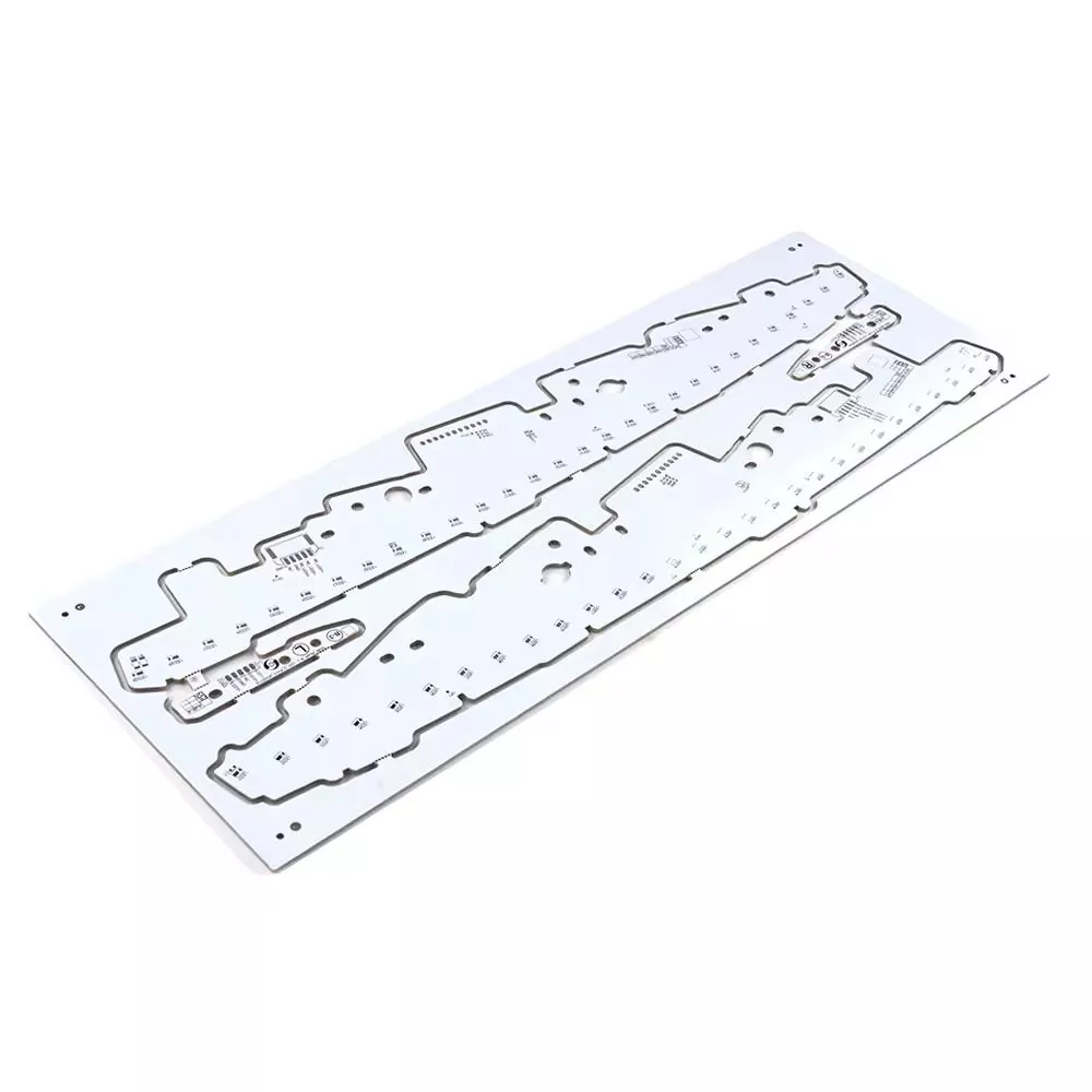 El uso de la máscara de soldadura blanca PCB