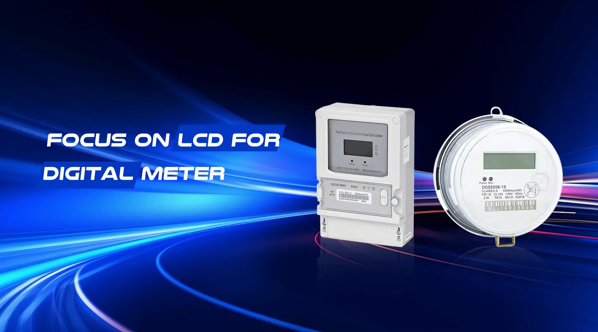 Proveedor de medidor LCD de China