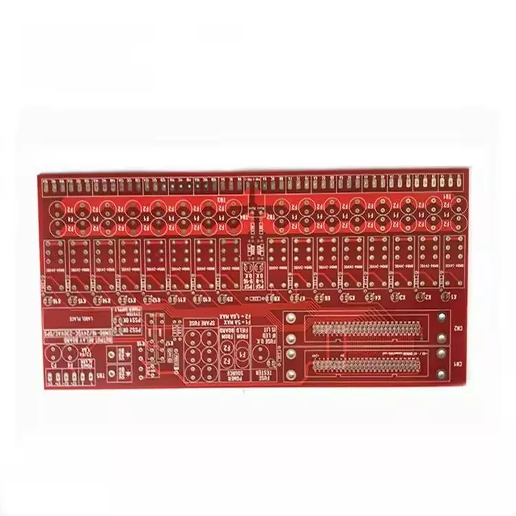 PCB de 8 capas con máscara de soldadura roja