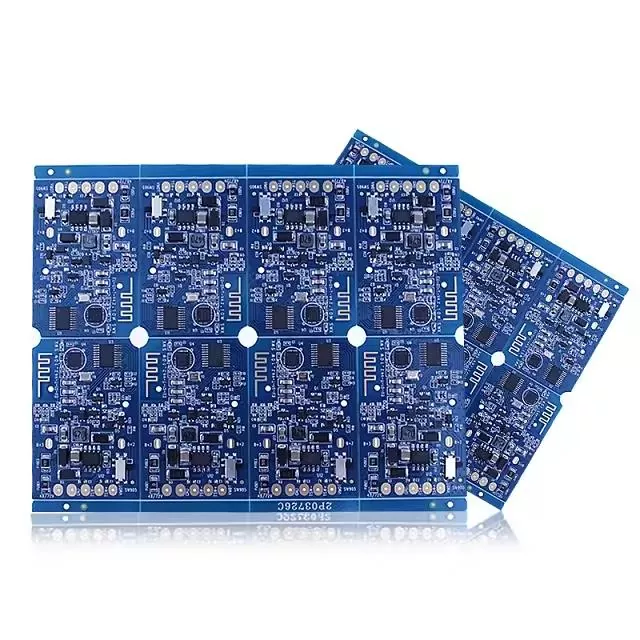 PCB de máscara de soldadura azul con dedo dorado BGA